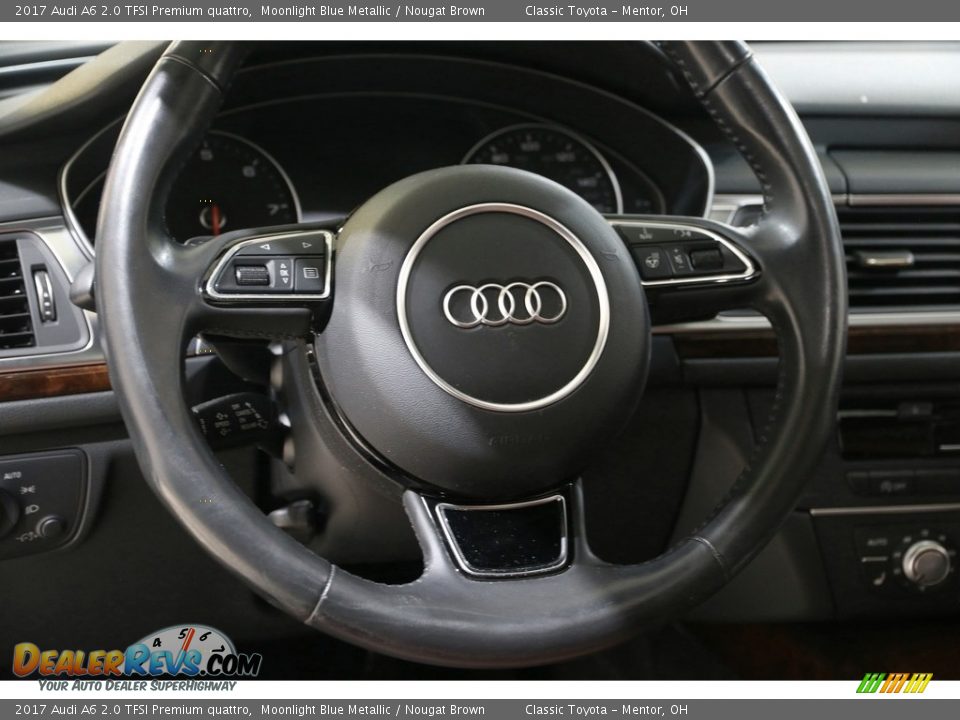 2017 Audi A6 2.0 TFSI Premium quattro Steering Wheel Photo #7