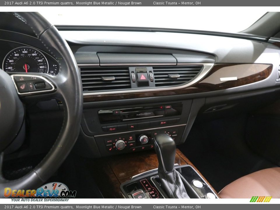 2017 Audi A6 2.0 TFSI Premium quattro Moonlight Blue Metallic / Nougat Brown Photo #9