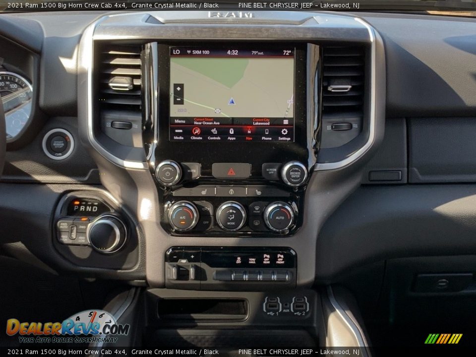 2021 Ram 1500 Big Horn Crew Cab 4x4 Granite Crystal Metallic / Black Photo #10