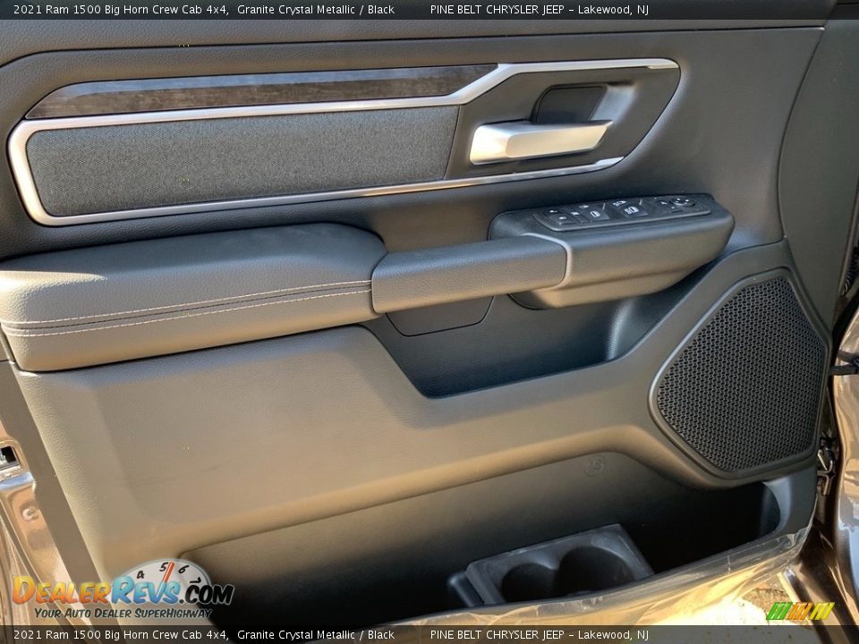 2021 Ram 1500 Big Horn Crew Cab 4x4 Granite Crystal Metallic / Black Photo #13