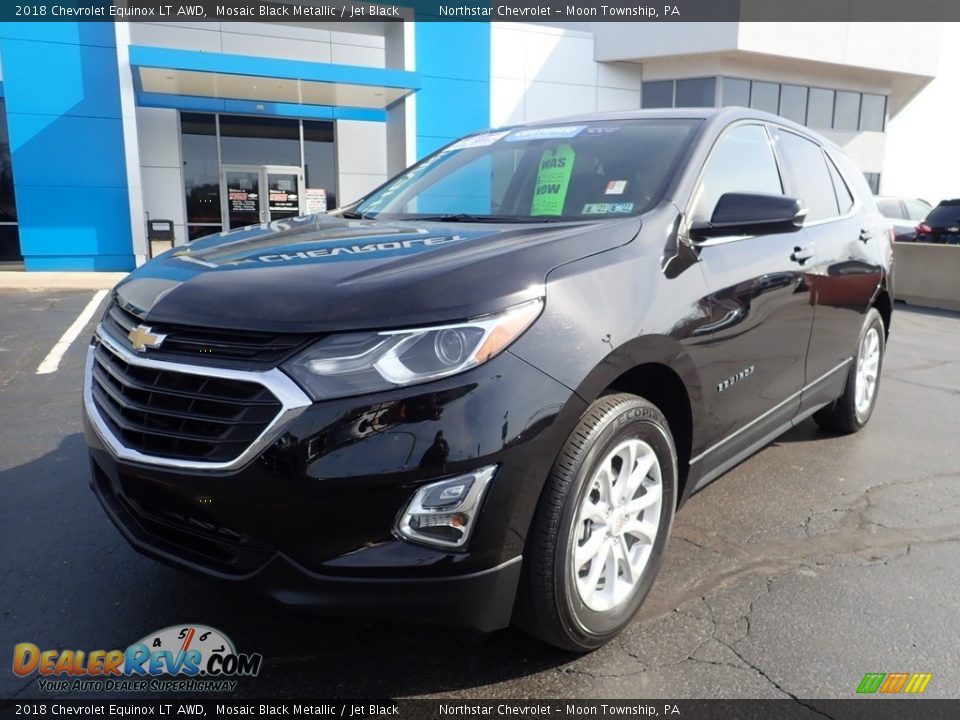 2018 Chevrolet Equinox LT AWD Mosaic Black Metallic / Jet Black Photo #2