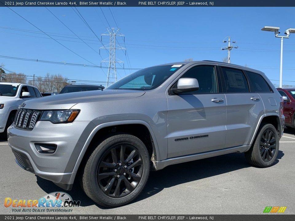 2021 Jeep Grand Cherokee Laredo 4x4 Billet Silver Metallic / Black Photo #1