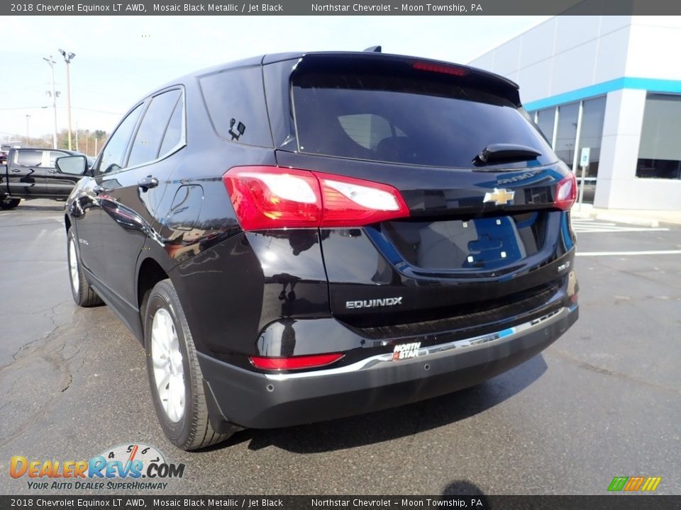 2018 Chevrolet Equinox LT AWD Mosaic Black Metallic / Jet Black Photo #5