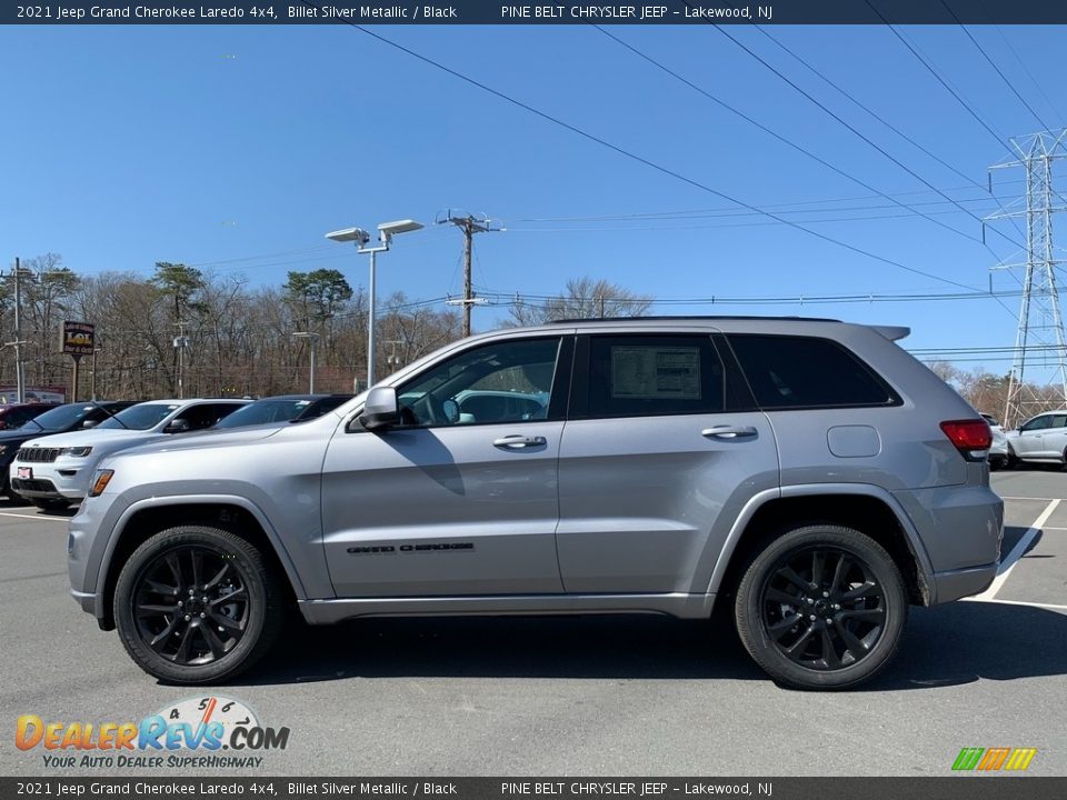 2021 Jeep Grand Cherokee Laredo 4x4 Billet Silver Metallic / Black Photo #4