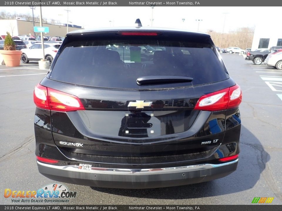 2018 Chevrolet Equinox LT AWD Mosaic Black Metallic / Jet Black Photo #6