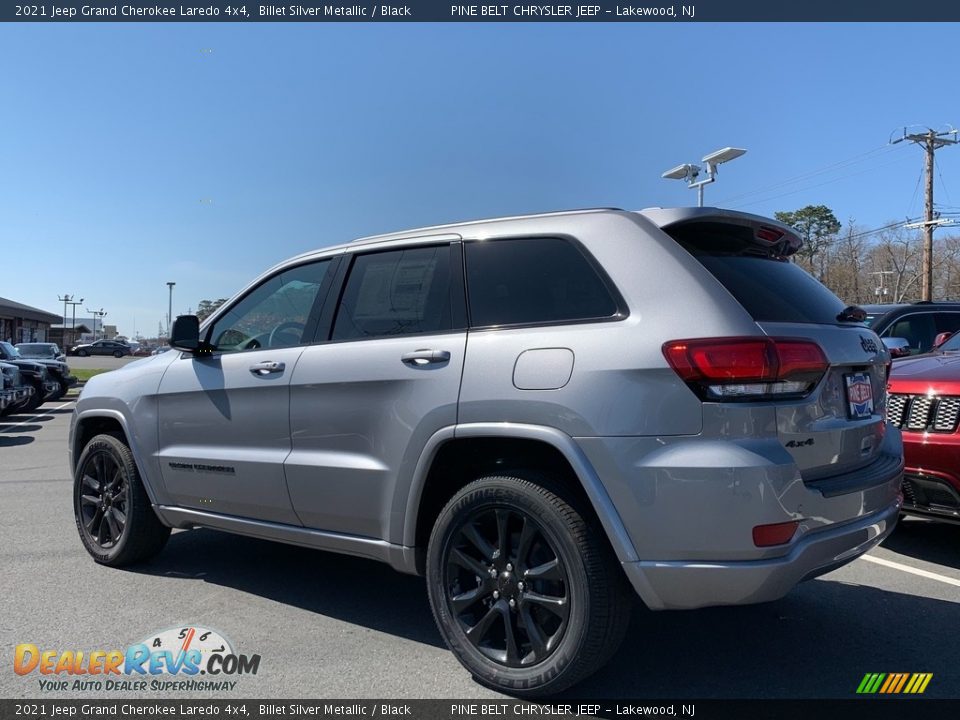 2021 Jeep Grand Cherokee Laredo 4x4 Billet Silver Metallic / Black Photo #6