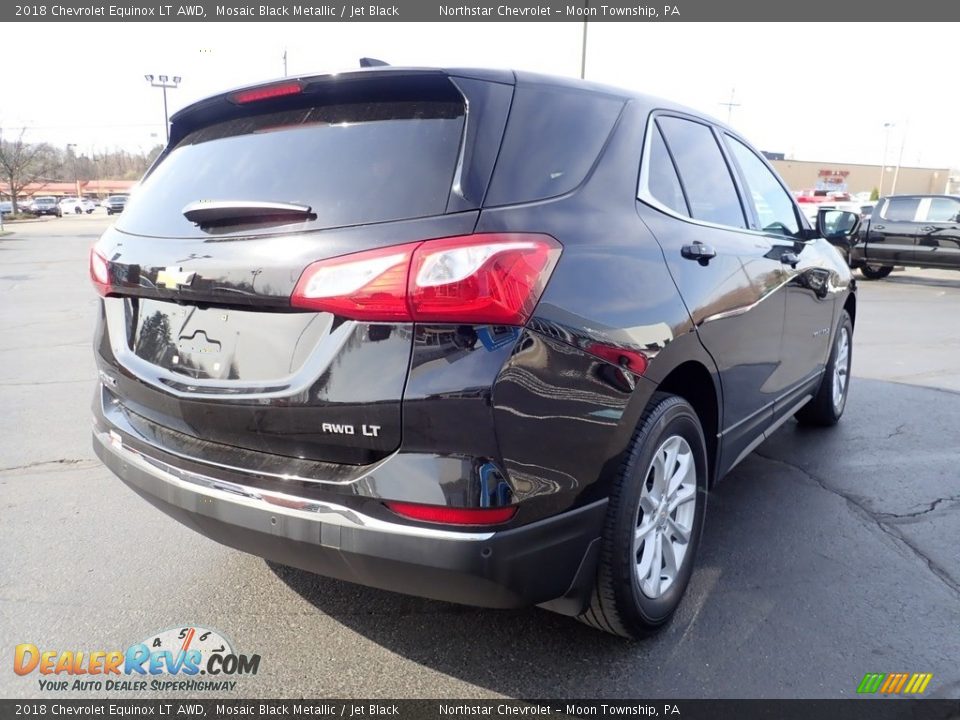 2018 Chevrolet Equinox LT AWD Mosaic Black Metallic / Jet Black Photo #8