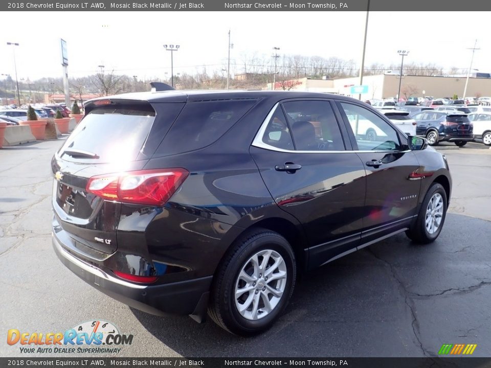 2018 Chevrolet Equinox LT AWD Mosaic Black Metallic / Jet Black Photo #9