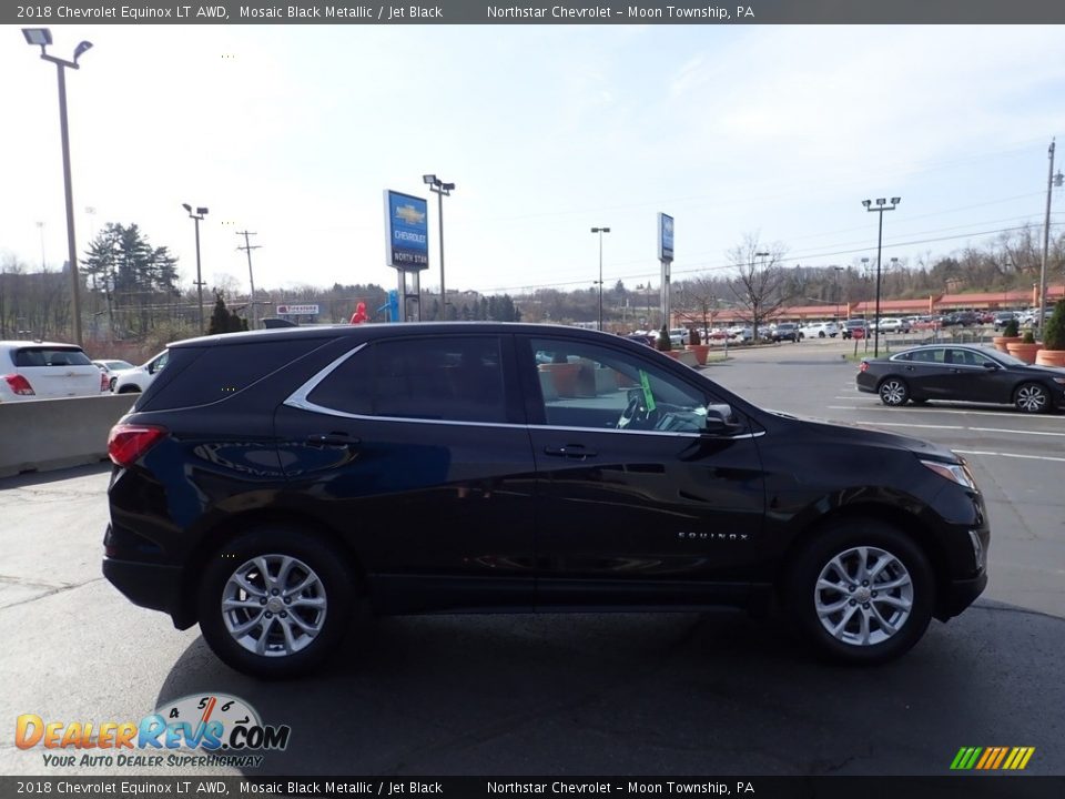 2018 Chevrolet Equinox LT AWD Mosaic Black Metallic / Jet Black Photo #10