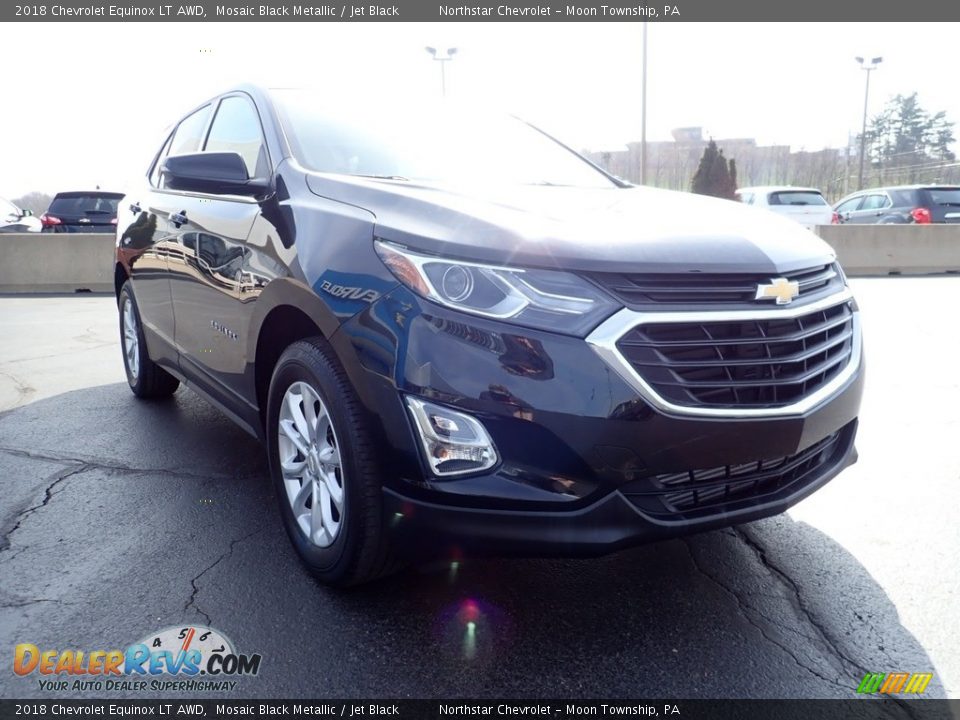 2018 Chevrolet Equinox LT AWD Mosaic Black Metallic / Jet Black Photo #12