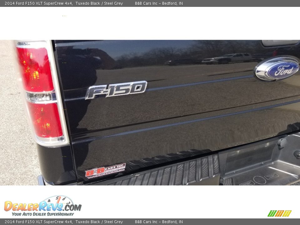 2014 Ford F150 XLT SuperCrew 4x4 Tuxedo Black / Steel Grey Photo #12