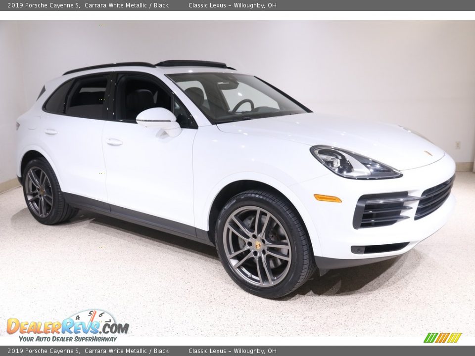 2019 Porsche Cayenne S Carrara White Metallic / Black Photo #1