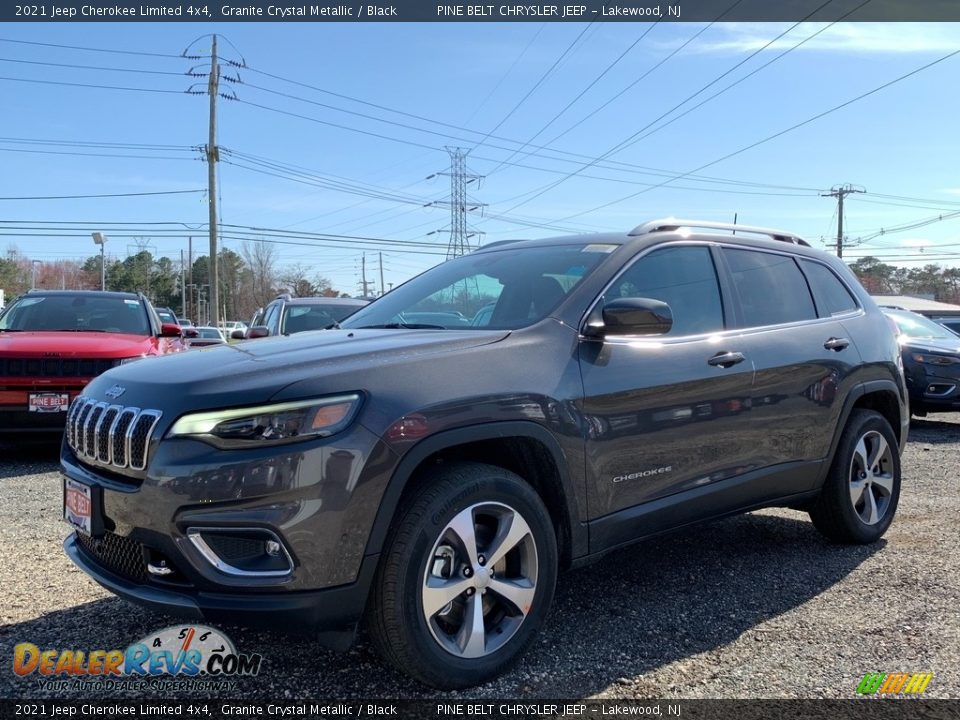 2021 Jeep Cherokee Limited 4x4 Granite Crystal Metallic / Black Photo #1