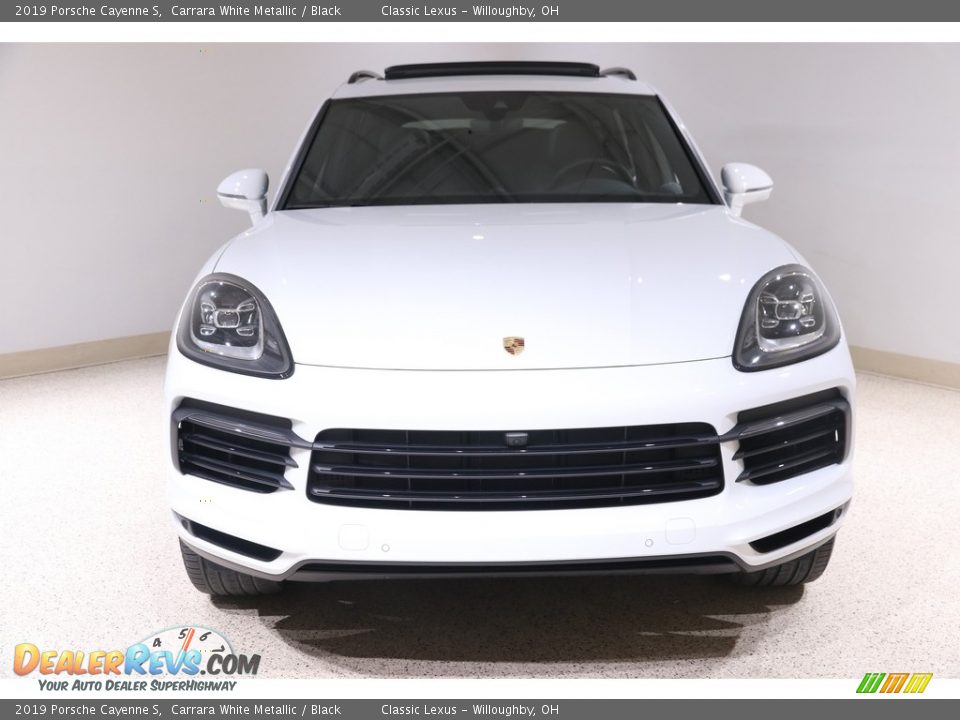 2019 Porsche Cayenne S Carrara White Metallic / Black Photo #2