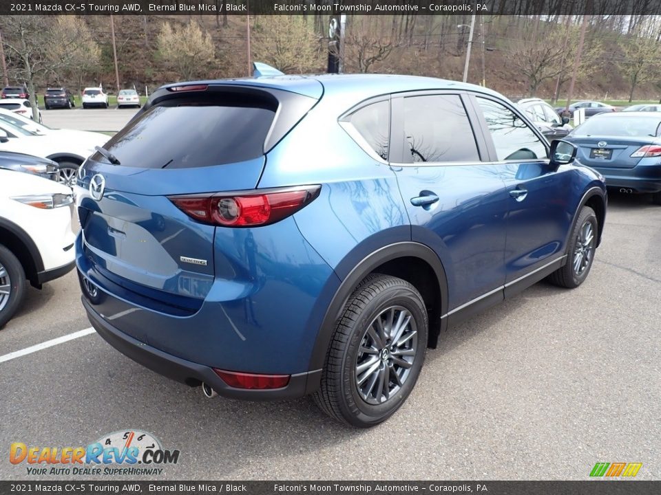 2021 Mazda CX-5 Touring AWD Eternal Blue Mica / Black Photo #2