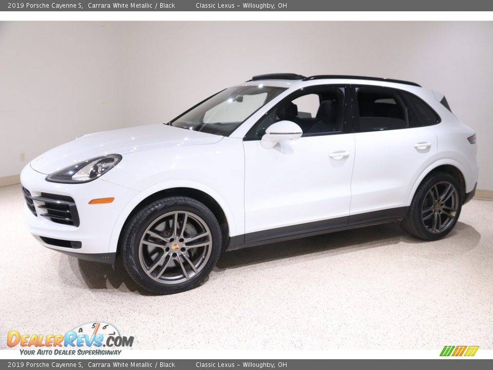 2019 Porsche Cayenne S Carrara White Metallic / Black Photo #3