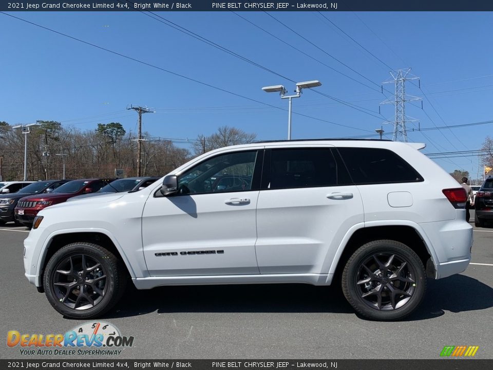 2021 Jeep Grand Cherokee Limited 4x4 Bright White / Black Photo #4