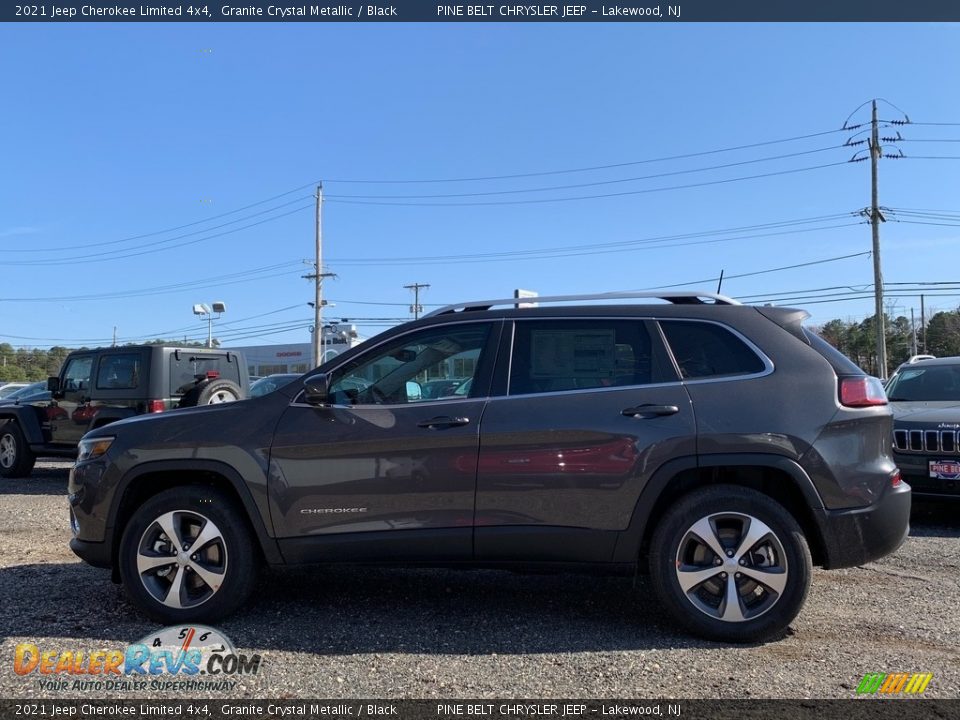 2021 Jeep Cherokee Limited 4x4 Granite Crystal Metallic / Black Photo #4