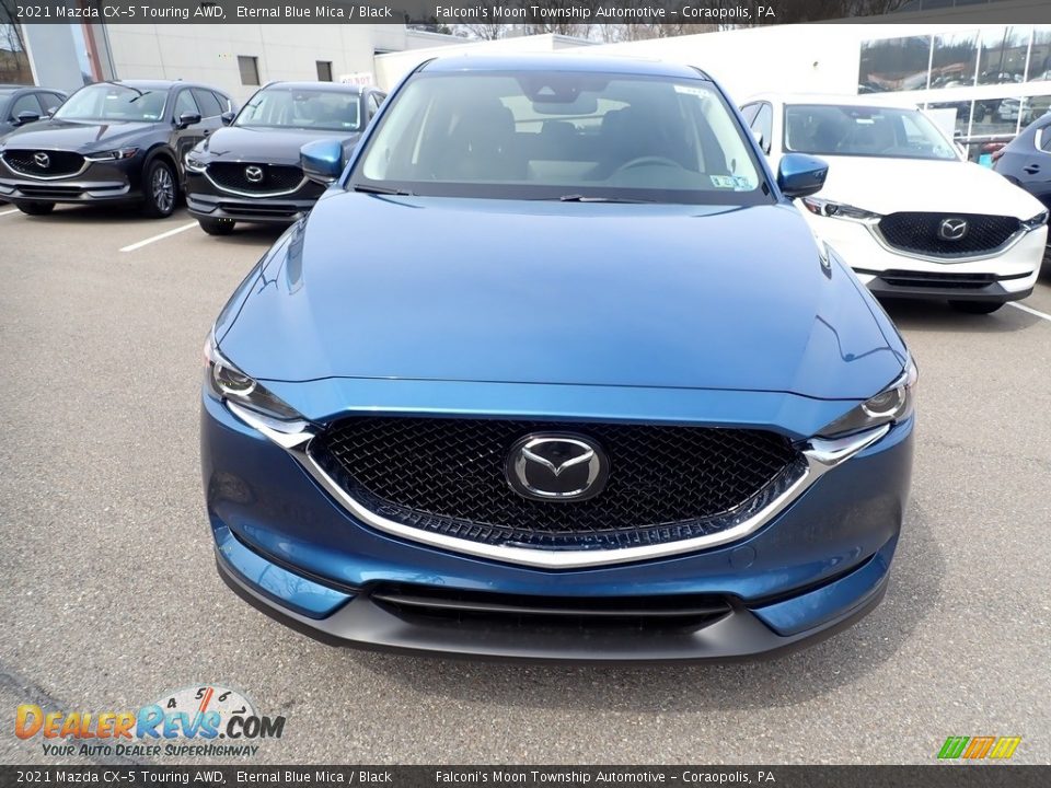 2021 Mazda CX-5 Touring AWD Eternal Blue Mica / Black Photo #4