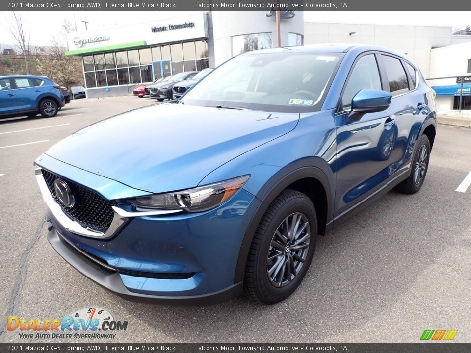 2021 Mazda CX-5 Touring AWD Eternal Blue Mica / Black Photo #5