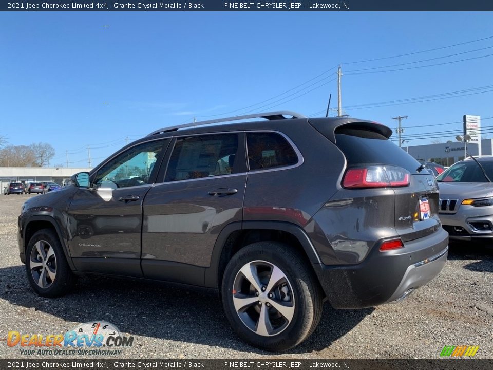 2021 Jeep Cherokee Limited 4x4 Granite Crystal Metallic / Black Photo #6