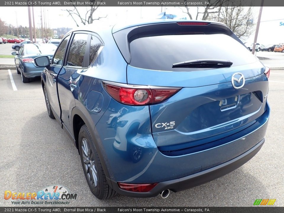 2021 Mazda CX-5 Touring AWD Eternal Blue Mica / Black Photo #6