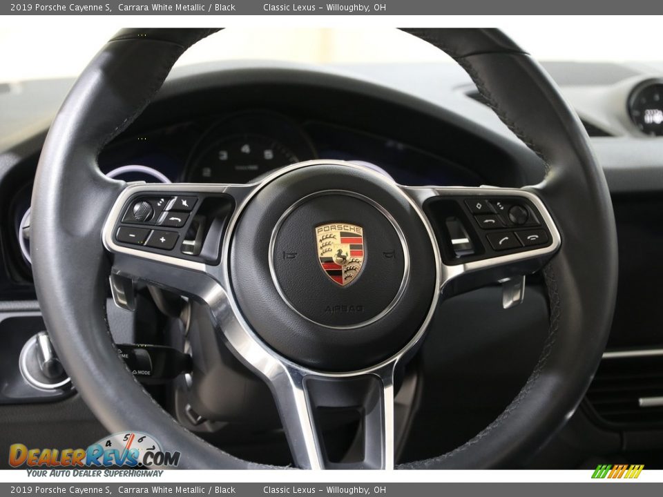 2019 Porsche Cayenne S Carrara White Metallic / Black Photo #8