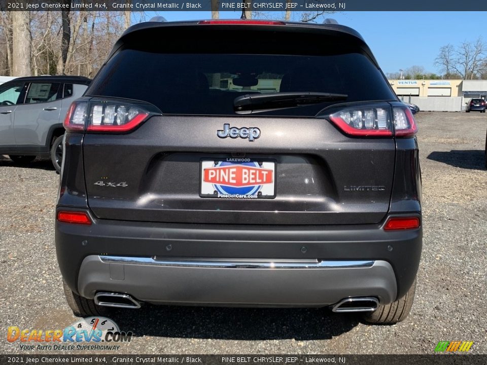 2021 Jeep Cherokee Limited 4x4 Granite Crystal Metallic / Black Photo #7