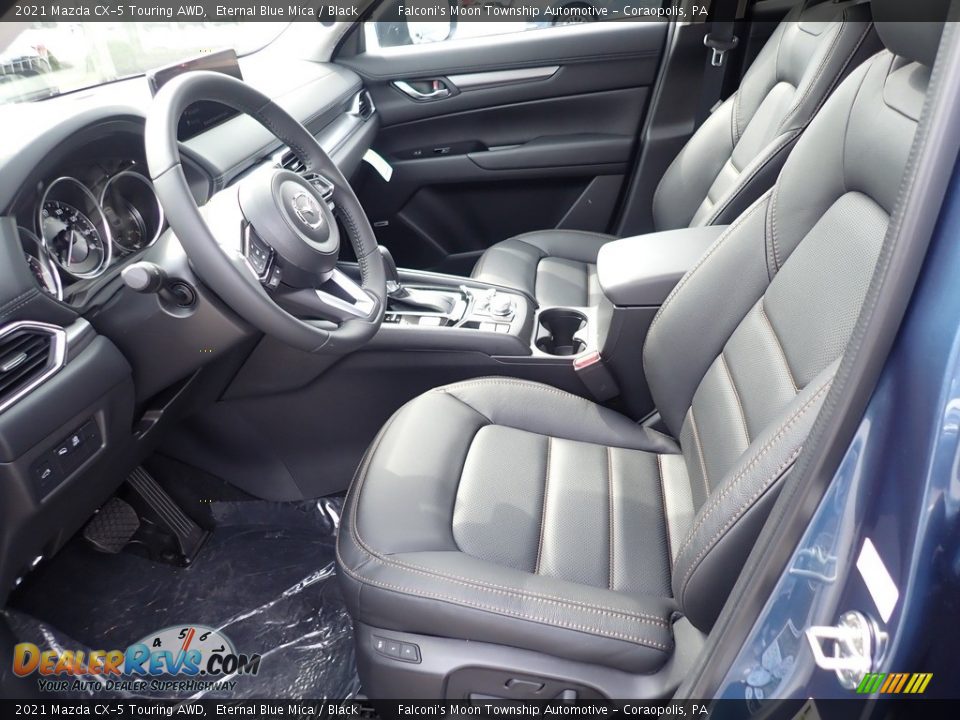 Black Interior - 2021 Mazda CX-5 Touring AWD Photo #10