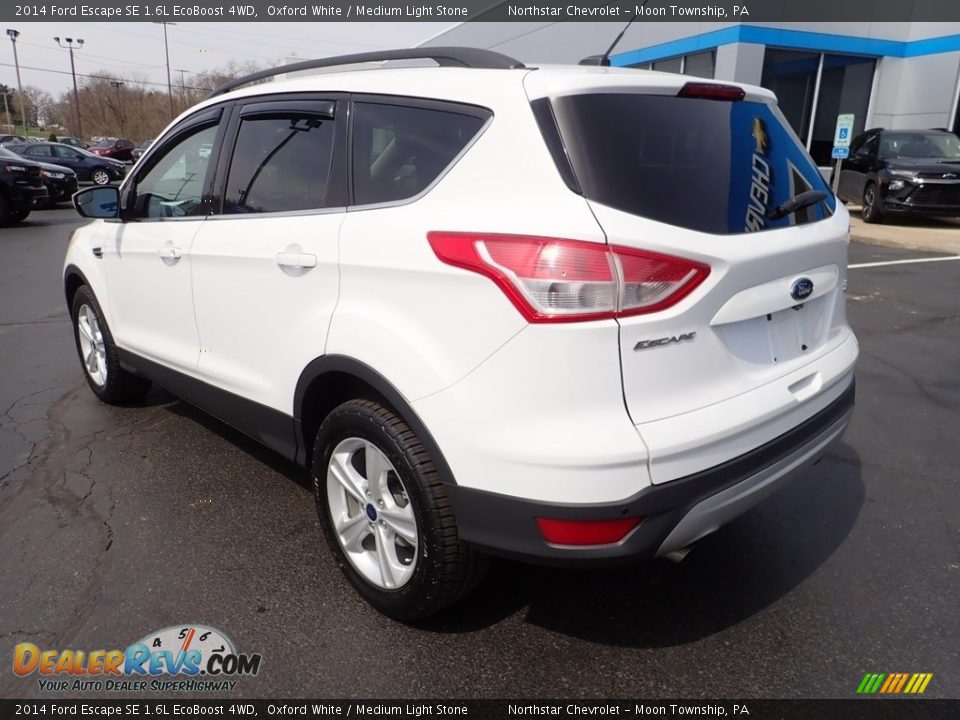 2014 Ford Escape SE 1.6L EcoBoost 4WD Oxford White / Medium Light Stone Photo #4