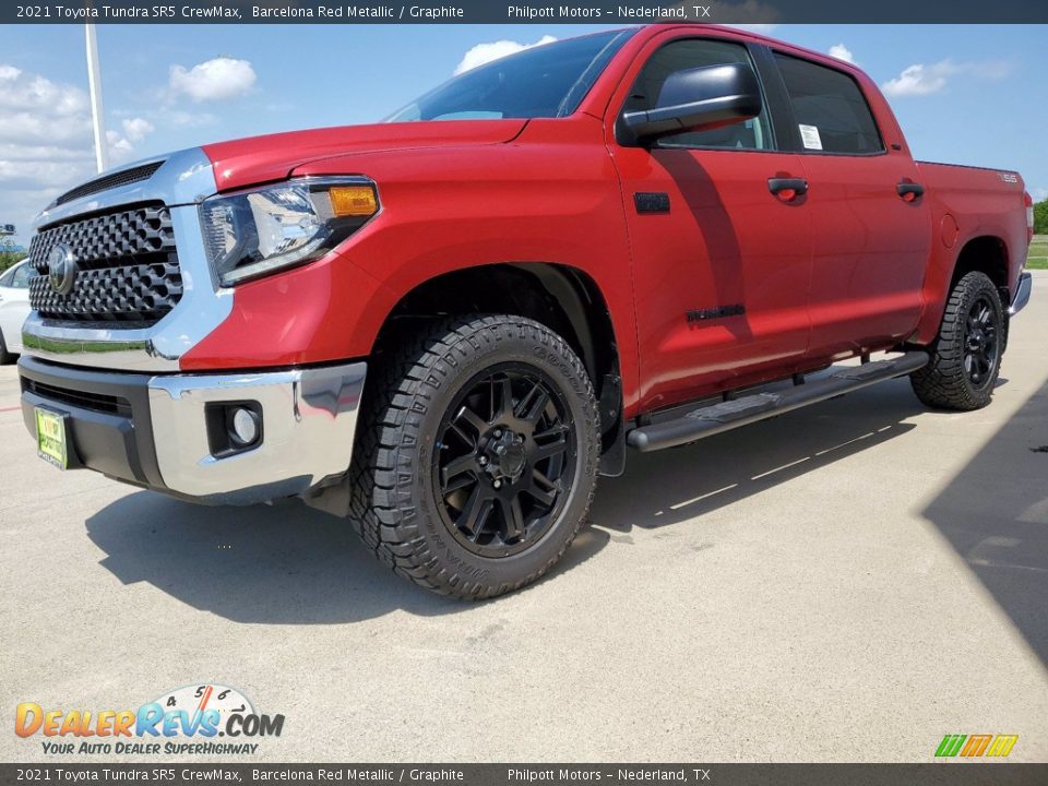 2021 Toyota Tundra SR5 CrewMax Barcelona Red Metallic / Graphite Photo #2