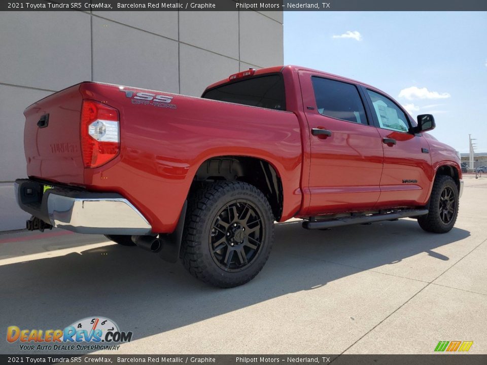 2021 Toyota Tundra SR5 CrewMax Barcelona Red Metallic / Graphite Photo #3