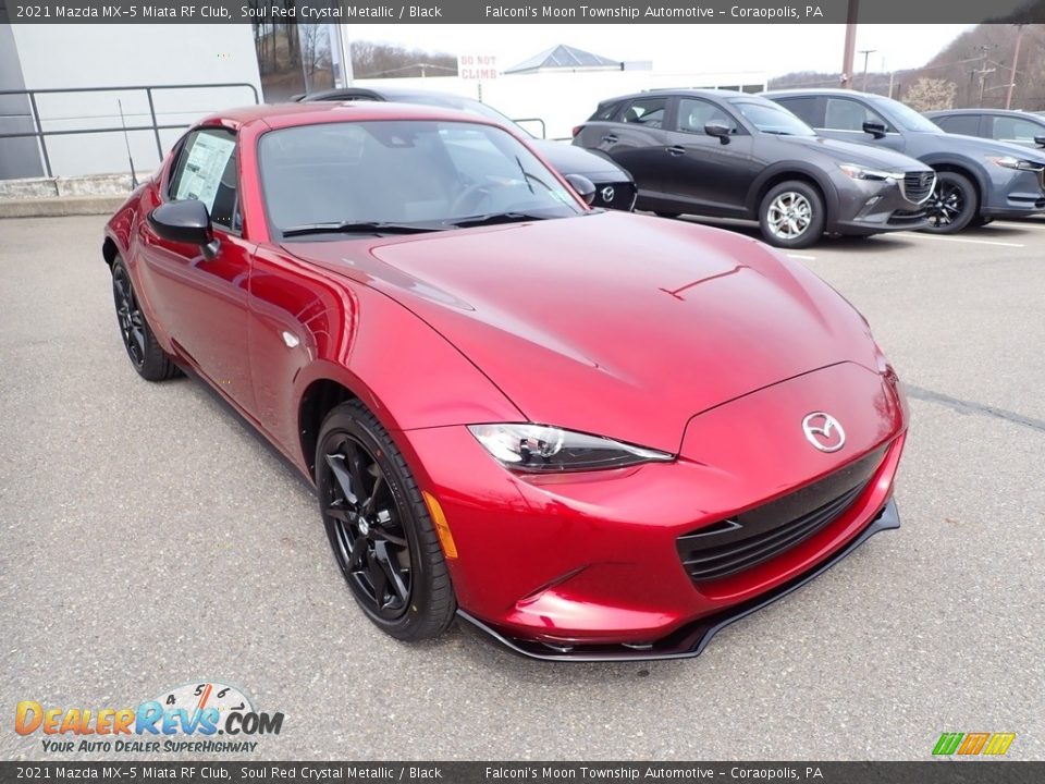 2021 Mazda MX-5 Miata RF Club Soul Red Crystal Metallic / Black Photo #3