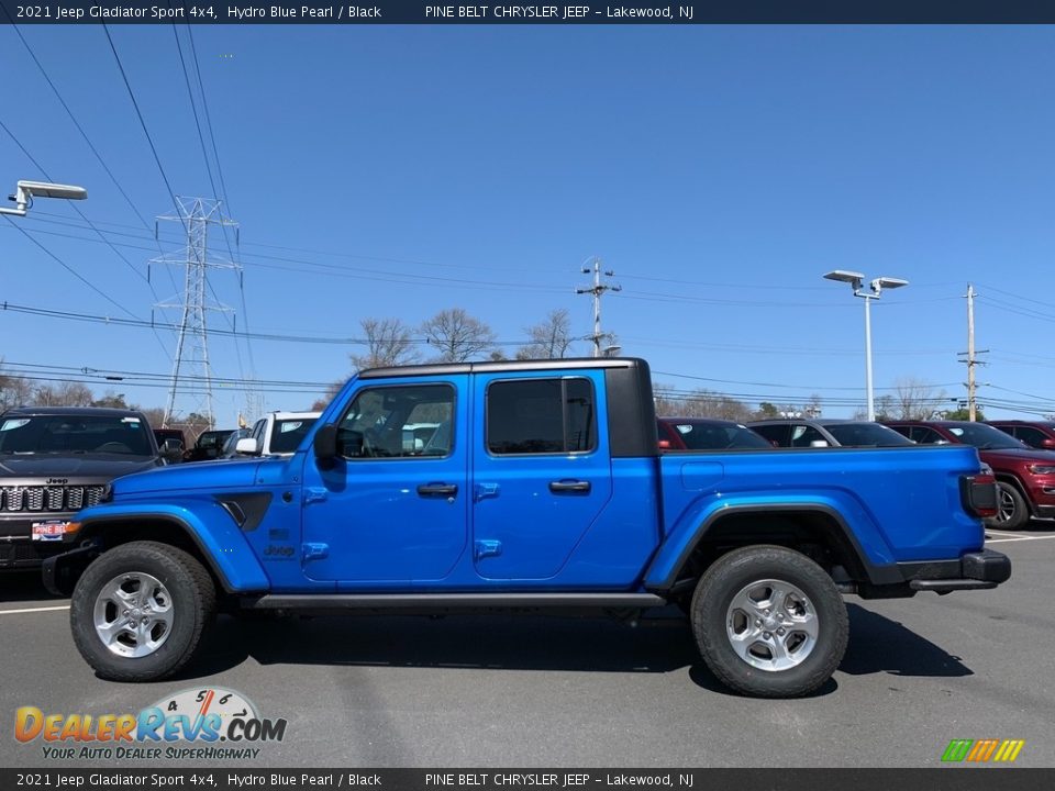 Hydro Blue Pearl 2021 Jeep Gladiator Sport 4x4 Photo #4