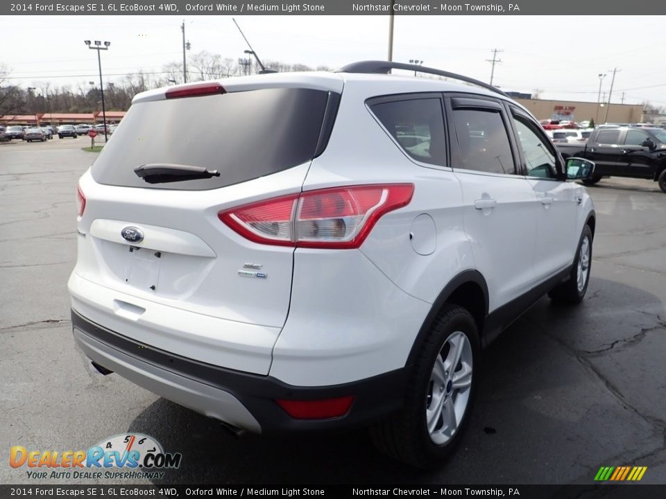 2014 Ford Escape SE 1.6L EcoBoost 4WD Oxford White / Medium Light Stone Photo #8