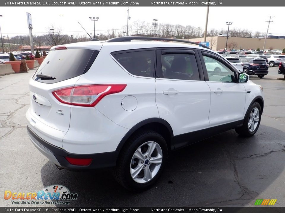 2014 Ford Escape SE 1.6L EcoBoost 4WD Oxford White / Medium Light Stone Photo #9