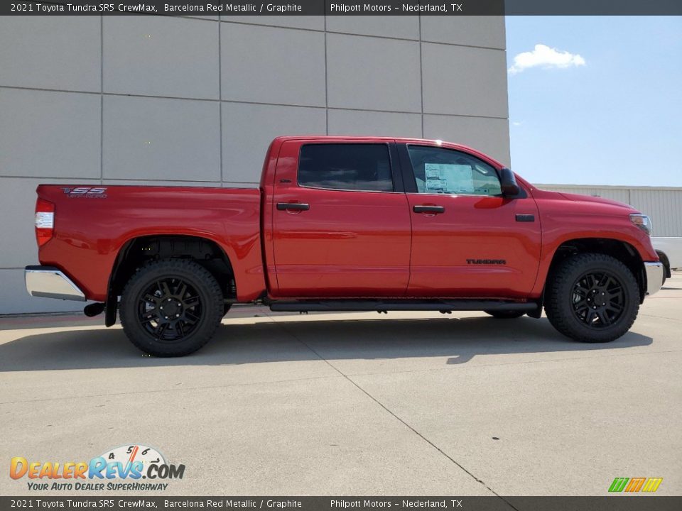 2021 Toyota Tundra SR5 CrewMax Barcelona Red Metallic / Graphite Photo #7