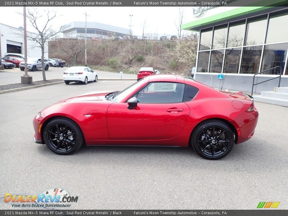 2021 Mazda MX-5 Miata RF Club Soul Red Crystal Metallic / Black Photo #6