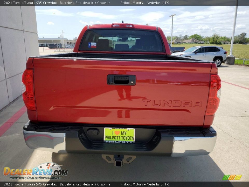 2021 Toyota Tundra SR5 CrewMax Barcelona Red Metallic / Graphite Photo #8