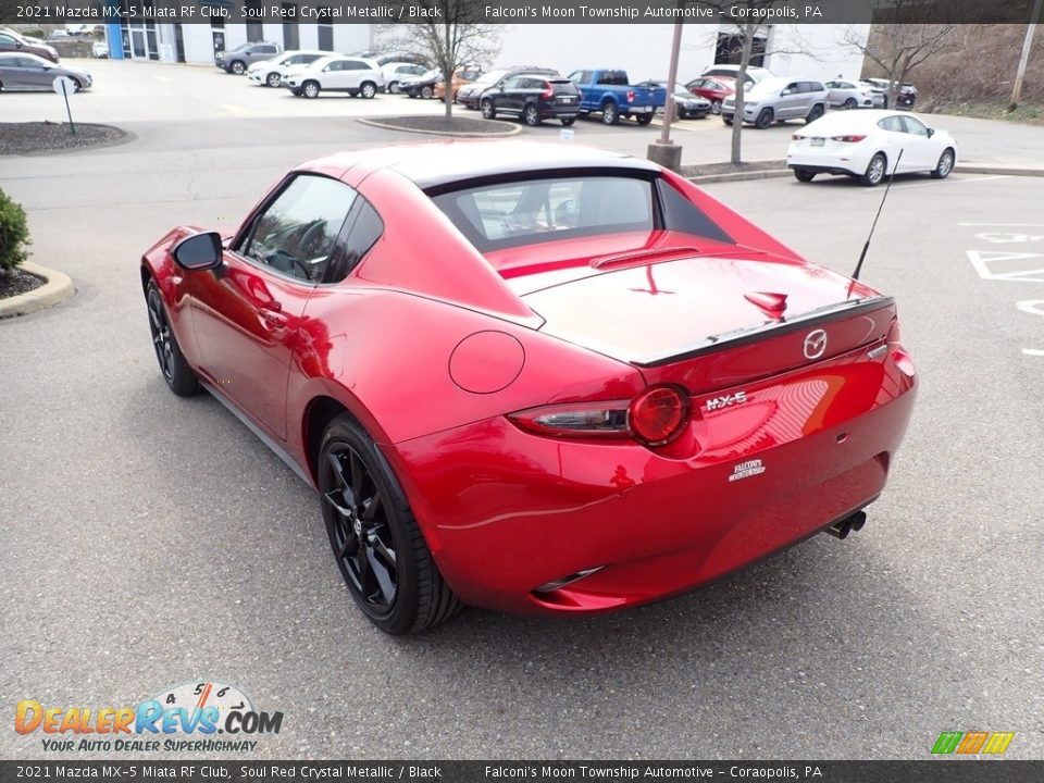 2021 Mazda MX-5 Miata RF Club Soul Red Crystal Metallic / Black Photo #7