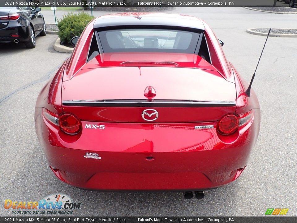 2021 Mazda MX-5 Miata RF Club Soul Red Crystal Metallic / Black Photo #8