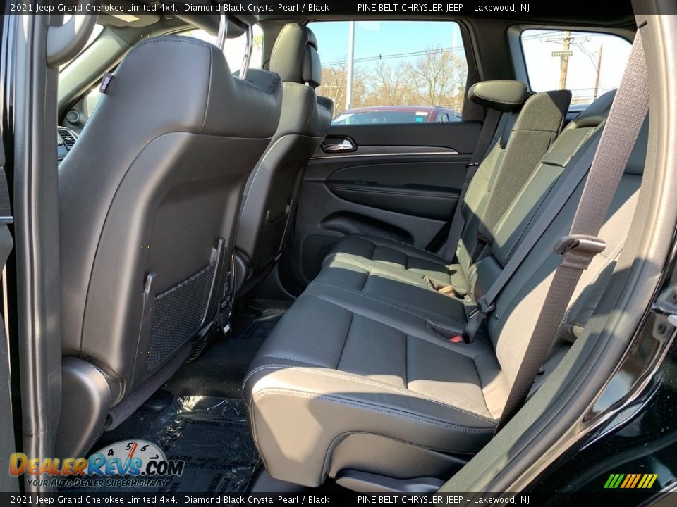 2021 Jeep Grand Cherokee Limited 4x4 Diamond Black Crystal Pearl / Black Photo #9