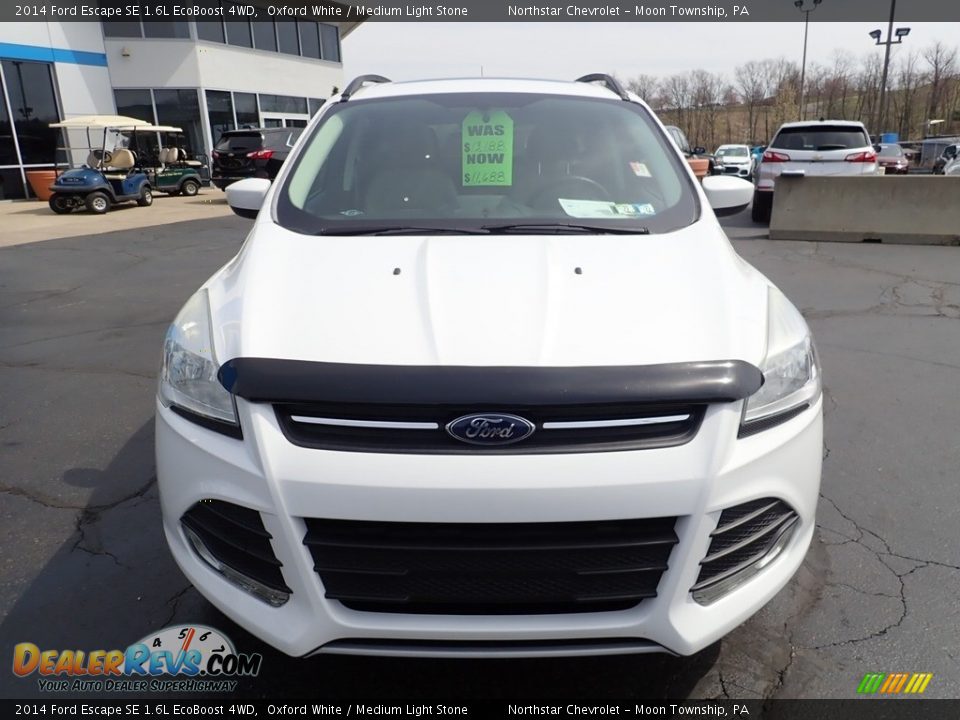 2014 Ford Escape SE 1.6L EcoBoost 4WD Oxford White / Medium Light Stone Photo #13