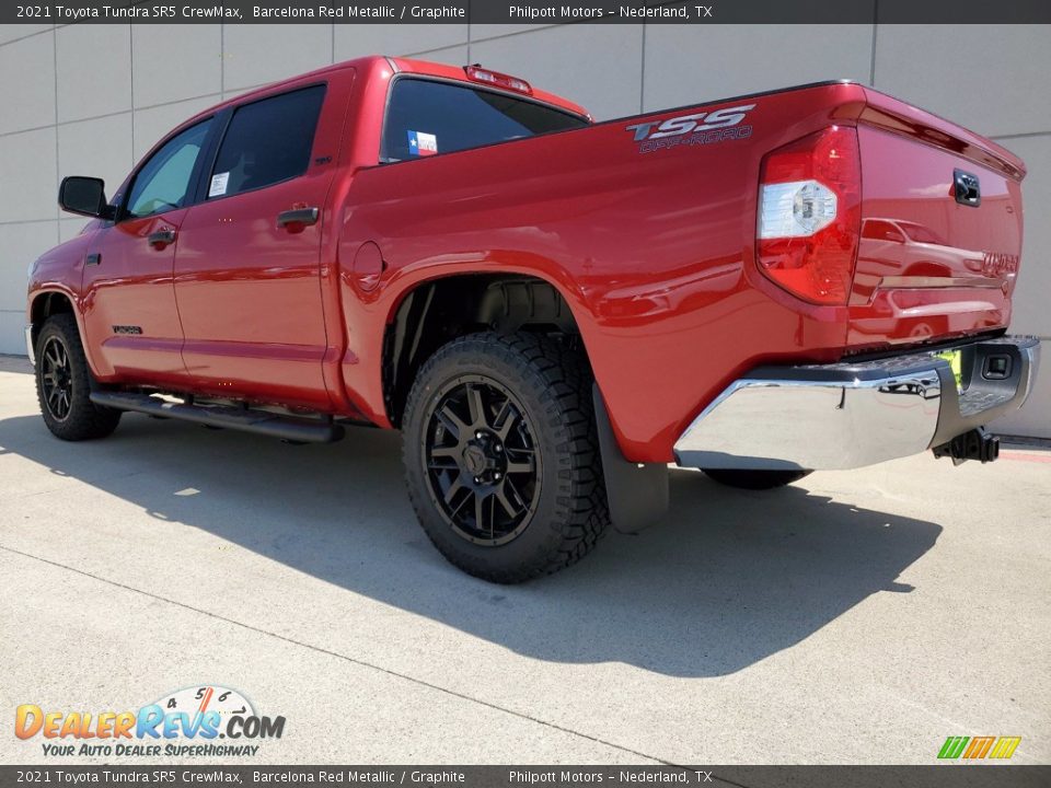 2021 Toyota Tundra SR5 CrewMax Barcelona Red Metallic / Graphite Photo #11