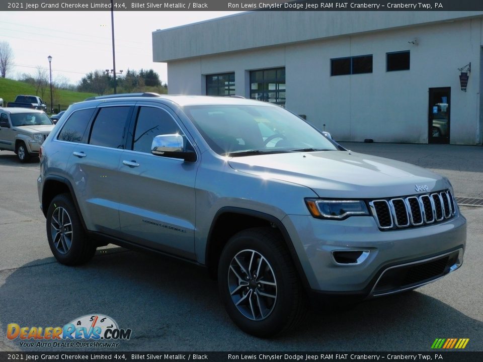 2021 Jeep Grand Cherokee Limited 4x4 Billet Silver Metallic / Black Photo #3