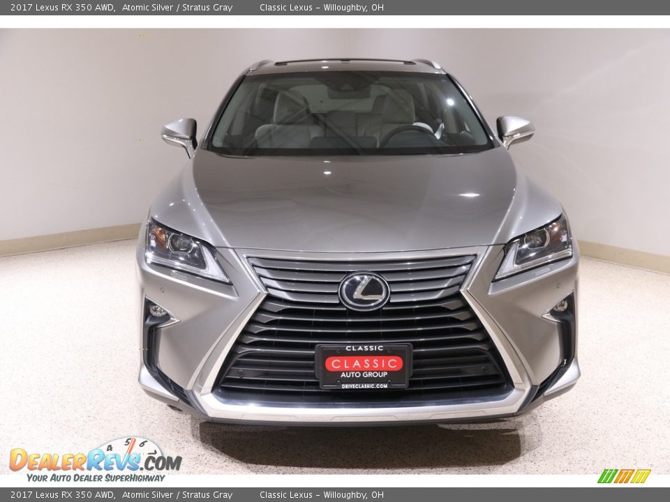 2017 Lexus RX 350 AWD Atomic Silver / Stratus Gray Photo #2