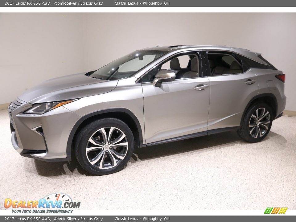 2017 Lexus RX 350 AWD Atomic Silver / Stratus Gray Photo #3