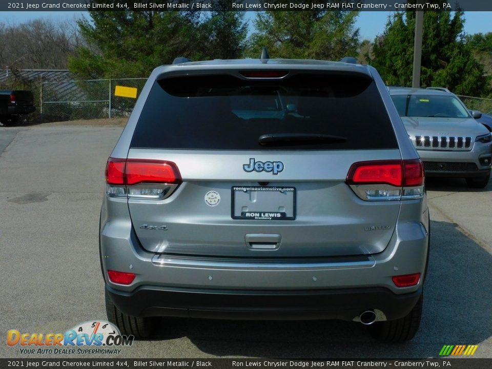 2021 Jeep Grand Cherokee Limited 4x4 Billet Silver Metallic / Black Photo #6