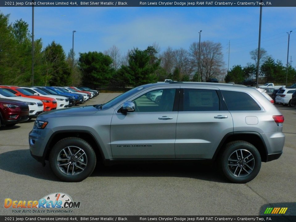 2021 Jeep Grand Cherokee Limited 4x4 Billet Silver Metallic / Black Photo #9