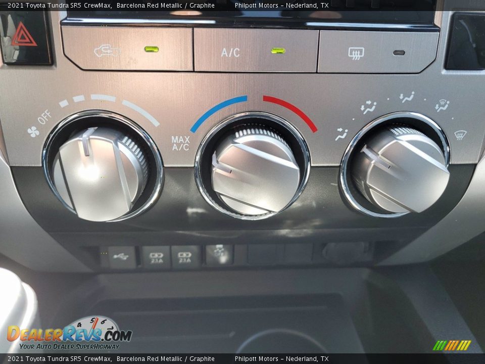 2021 Toyota Tundra SR5 CrewMax Barcelona Red Metallic / Graphite Photo #22
